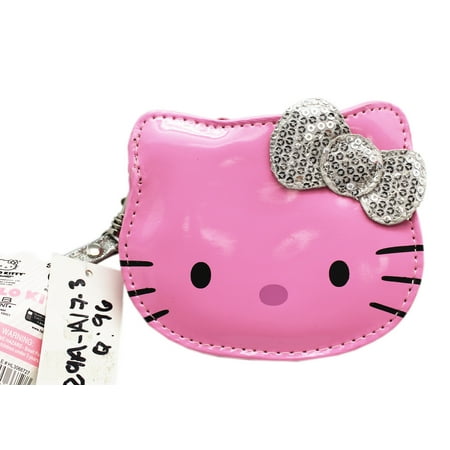 Sanrio's Hello Kitty Pink Colored Vinyl Small Size Wristlet