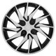 thumbnail image 1 of 14 Inch Car Wheel Case Hubcap For Car Hub Auto Refit Accessory (Silver Black), 1 of 4