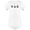 White, variant on 3 Cute Pandas Bodysuit Infant -Image by Shutterstock, Newborn