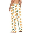 thumbnail image 3 of FORMRS Mens Pajama Pants with Pockets Sleepwear Lounge Bottoms Sizes S-2XL, Orange, 3 of 7