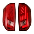 thumbnail image 3 of For 2014-2021 Toyota Tundra LED Sequential Tail Lights Brake Lamps(Chrome/Red Lens), 3 of 12