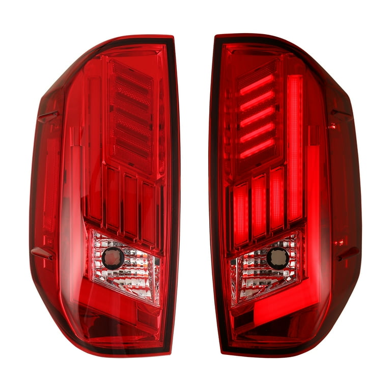 LED Tail Lights Assembly For 2014-2021 Toyota Tundra, Taillights with Led  Sequential Turn Signals/DRL/ Brake Lights Rear Lamps Pair for Tundra Pickup