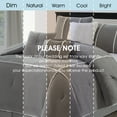 thumbnail image 3 of Lanco 7 Piece Grey Comforter Set , Queen Size Corduroy Peicework Bedding , All Season Bedding Set , Bed Skirt, Pillows & Shams, 3 of 7