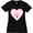 AB-Black, variant on Inktastic Gigi Pink Valentine Hearts Women's Plus Size V-Neck T-Shirt