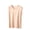 Beige, variant on Antinious Ladies Crew Neck Sleeveless Solid Relaxed Style Versatile Daily Tank Tops