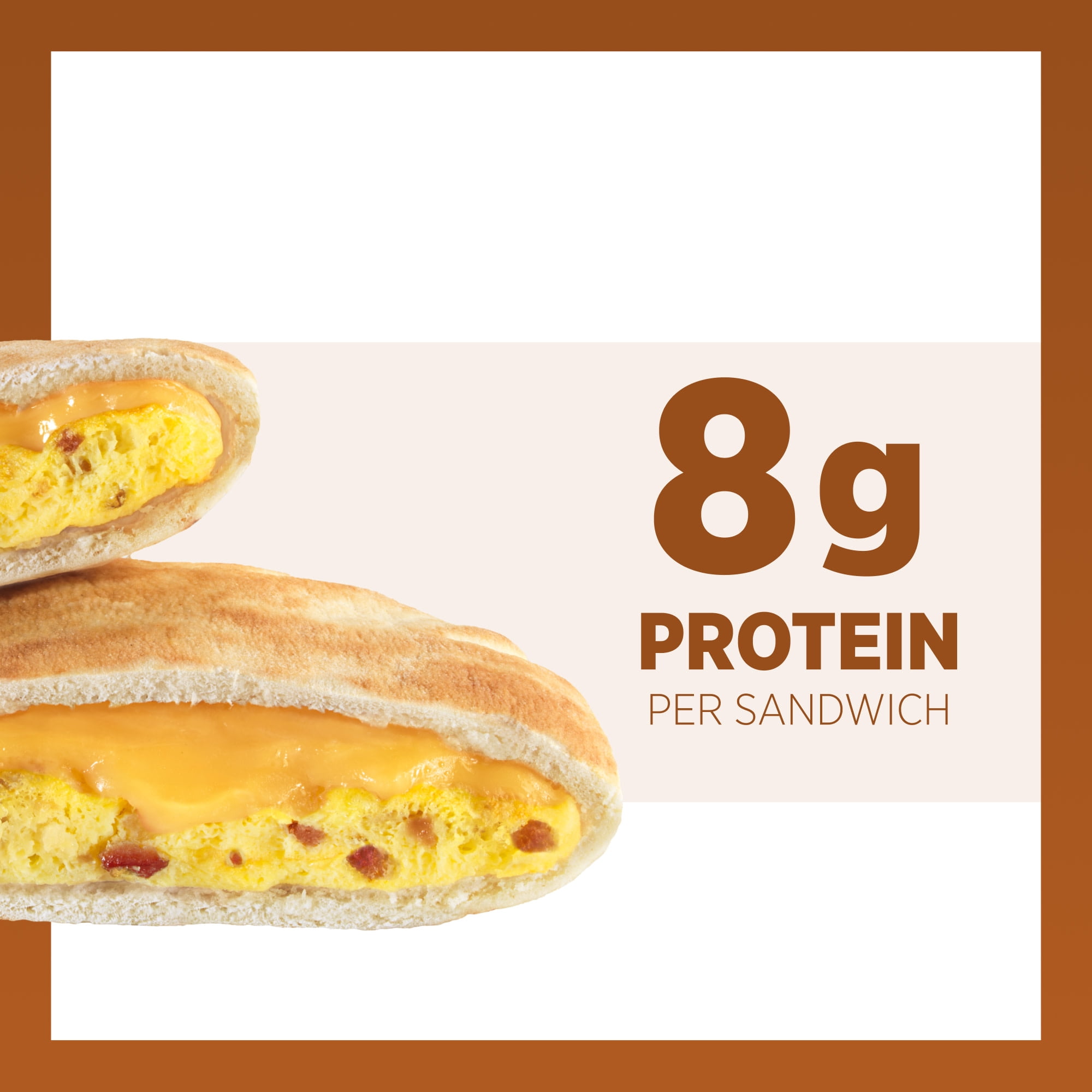 Sandwich Bros. Bacon, Egg & Cheese, Frozen Breakfast Sandwiches, 15 oz., 6-Count