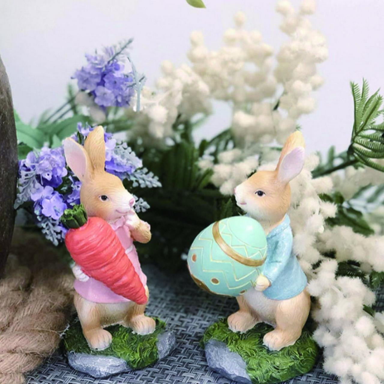 Carrot & Egg Backpack Easter Bunnies Boy & Girl Pair purchases Large Resin