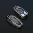 thumbnail image 3 of Zinc Alloy Key Fob Cover,Keychain,Full Protection Car Key Case for Audi A4 A5 A6 A7 Q5 R8 S4 S5 S6 S8 SQ5 SQ7 TT RS4 Smart Remote Keyless Keyshell Accessories,Gun Color,For Audi A, 3 of 7