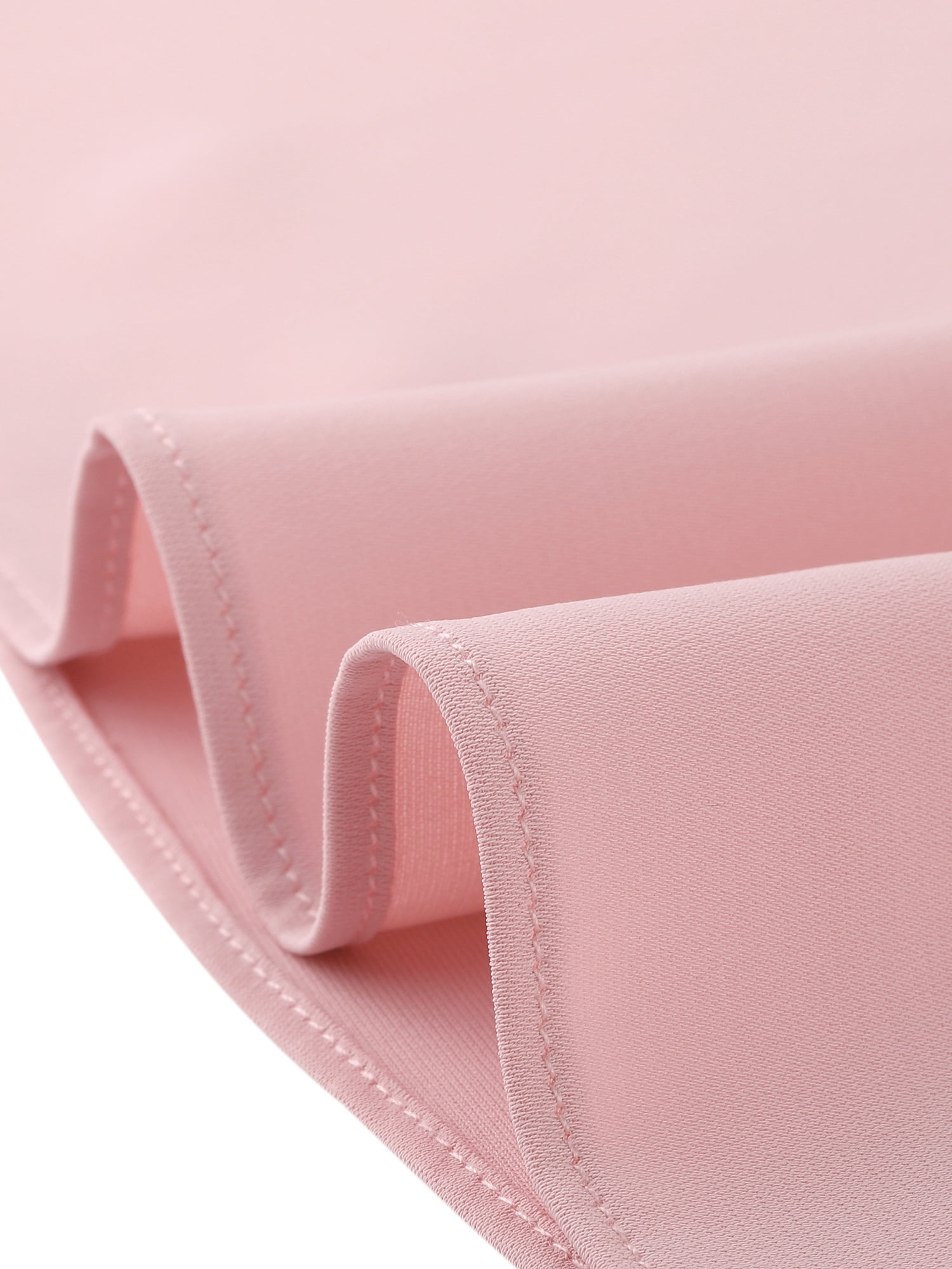 DARING DIVA Women's V Neck Casual Solid Cap Blouse Top L Light Pink