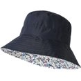 thumbnail image 3 of CoCopeaunts Summer Casual Bucket Hat for Women Wide Brim Outdoor Travel Sunscreen Fisherman Hat Ladies Floral Cotton Sun Cap, 3 of 8
