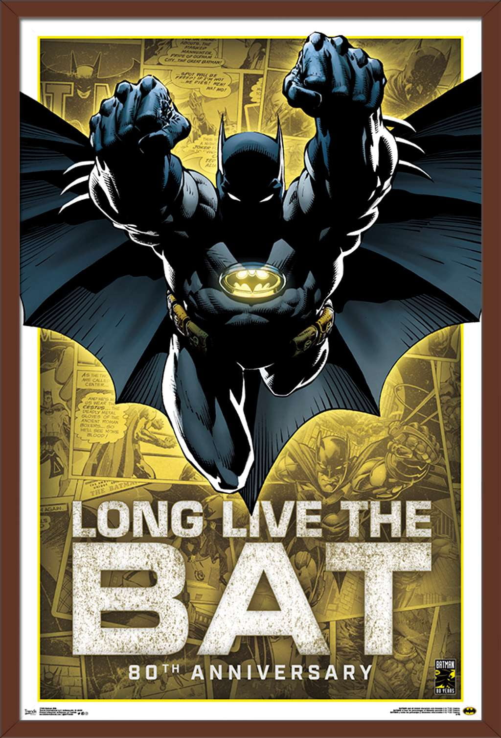 DC Comics - Batman - 80th Anniversary Wall Poster, 