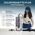 thumbnail image 5 of Armour Water Filter System - Stainless Steel Countertop Gravity Water Filter Dispenser with 2 Coldstream FTO Filters for PFAS, Fluoride, Lead, Bacteria - NSF Certified Water Dispenser, 5 of 5