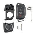 thumbnail image 2 of Carcasa para llave de 4 botones mando a distancia para Hyundai Sonata Tucson cubierta para mando a distancia I40 color negro, 2 of 6