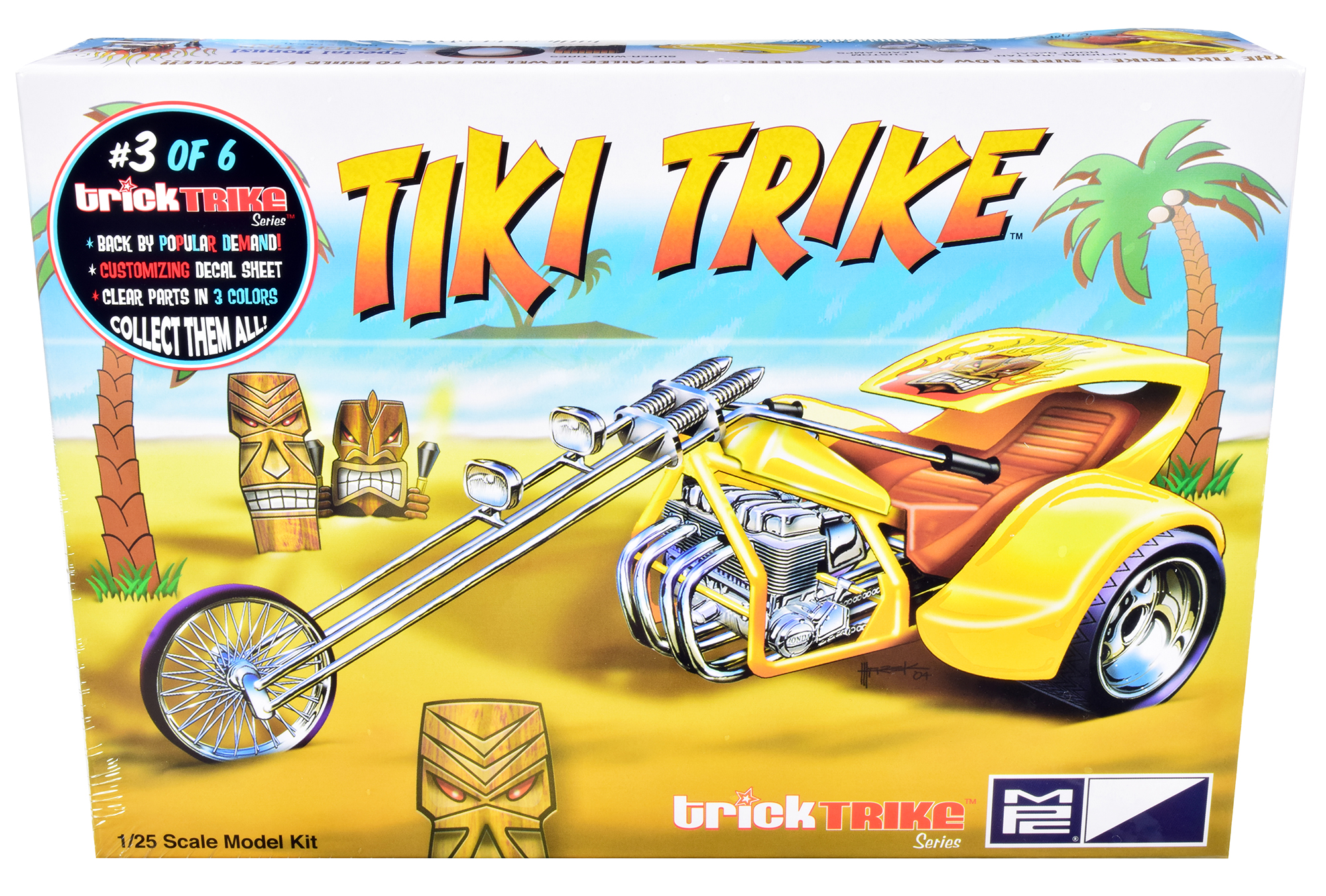 Skill 2 Model Kit Tiki Trike "Trick Trikes" Series 1/25 Scale Model by