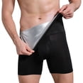 thumbnail image 1 of Pantalones de sudor para hombre, pantalones de fitness abdominales ajustados de cintura alta, pantalones deportivos para correr, pantalones de sudor que acumulan calor, pantalones cortos de, 1 of 5