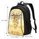 thumbnail image 5 of Disketp Bunch of Grapes Mochila de Viaje Estampada para Laptop con Puerto de Carga USB, Mochila Impermeable para Computadora – Regalo para Hombres y Mujeres, 5 of 7