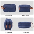 thumbnail image 6 of Unique Bargains Portable Makeup Bag Cosmetic Travel Bag Waterproof Pouch Case Make Up Organizer Bag for Men Blue, 6 of 6