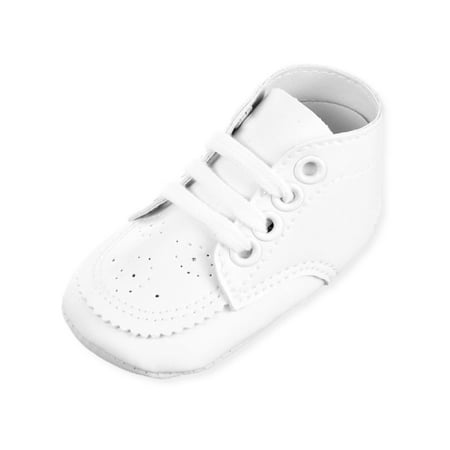 Big Oshi Baby Unisex Perforated Hi-Top Sneakers (Sizes 0 - (Best First Walking Shoes)