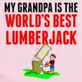 thumbnail image 2 of CafePress - My Grandpa Is The Worlds Best Lumberjack Body Suit - Baby Light Bodysuit, Size Newborn - 24 Months, 2 of 4