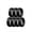 Pack D: 7 Black Rings, variant on ThunderFit Men's Silicone Rings 10mm Wide 2.5mm Thick Breathable Rubber Wedding Bands, 1 Ring (Pack B, Size 12.5 - 13 (22.33mm))