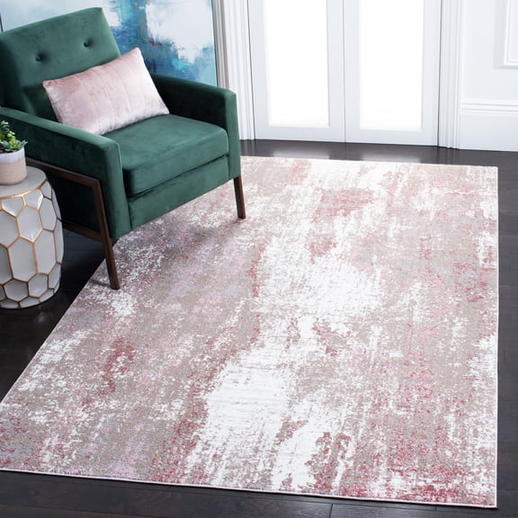 Safavieh Lilypond Candelario Abstract Area Rug, Rose/Ivory, 4' x 6'