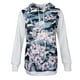 thumbnail image 5 of Con Capucha Con Estampado Floral Para Mujer Con Cuello Y Cuello Con Capucha SG Hugo  Sudadera con capucha floral para mujer, 5 of 10