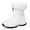 white, variant on Women's Winter Snow Boots - Lightweight Waterproof Booties for Skiing & Outdoor Activities