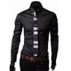 thumbnail image 4 of Camisa De Manga Larga Rayada De Hombres Seda De Hielo, 4 of 8