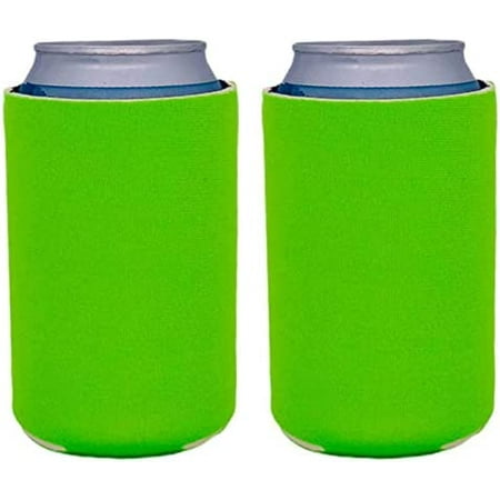 

Blank Neoprene Collapsible Can Coolie (2 Pack Neon Green)