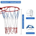 thumbnail image 3 of Red de baloncesto Dakzhou, cadena colorida de acero al carbono de 53 cm, 3 of 7