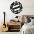 thumbnail image 3 of LaModaHome Exclusive Fc Bayern Munchen Logo Metal Wall Art Decor – Durable & Artistic Metal Wall Art for Home and Office Decor, Perfect for Any Interior Design Aesthetic, 3 of 5