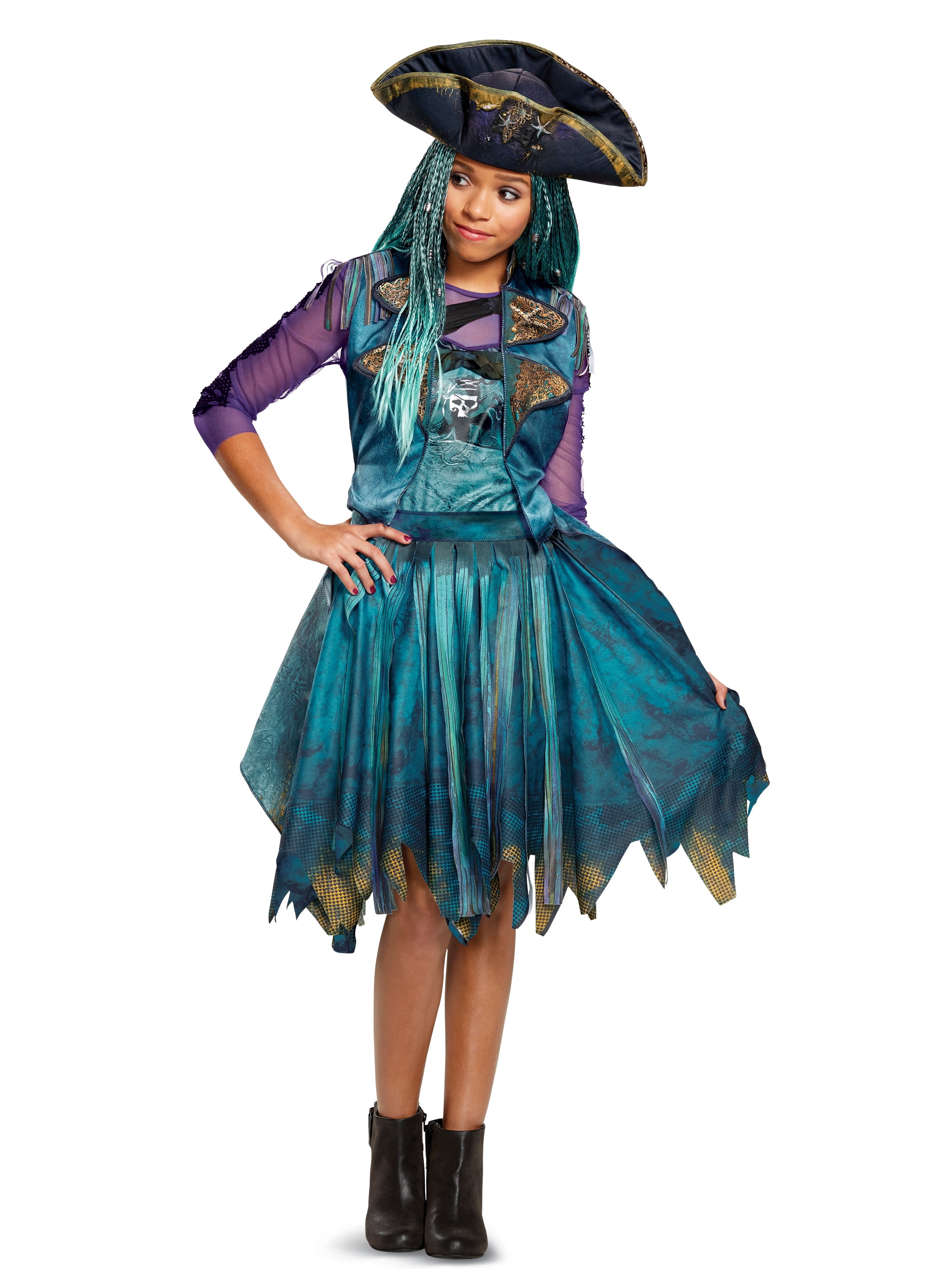 Girls Uma Classic Isle Look Costume - Walmart.com - Walmart.com