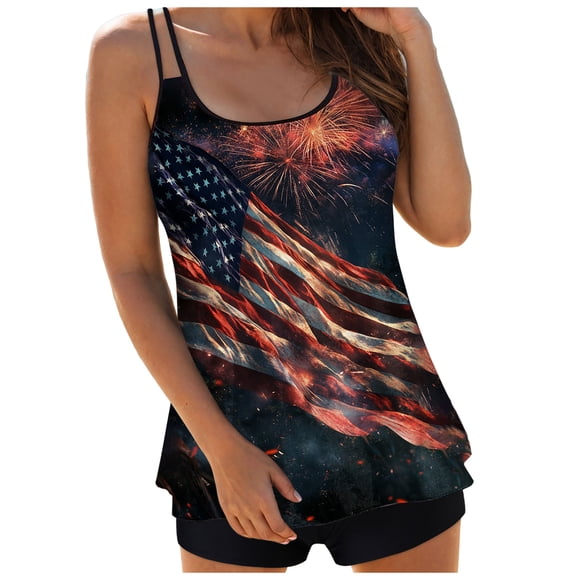 adviicd Haut de Maillot de Bain pour Femme, Hauts de Tankini Amples Seulement - Maillot de Bain Modeste, Coupe Ample, Hauts de Bain Sans Bas 2026 (Rouge Brique, L)