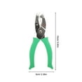 thumbnail image 5 of LOLIPPYY 2-Inch Heart Shape Hole Puncher for Crafts and Projects, Green Stainless Steel and Plastic, Perfect for Home Use, 5 of 6