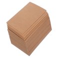 thumbnail image 1 of ELAYARD 100Pcs Brown Handmade Greeting Cards Blank Paper for Drawing Handwritten Messages, 1 of 8