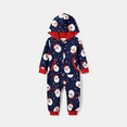 thumbnail image 4 of PatPat Christmas Pajamas Matching Family Mommy and Me Pj for Baby Girls Boys Santa Patterned One-piece Pajamas, Blue, 12-18 Months, 4 of 7