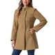 thumbnail image 1 of Abrigo de mujer INSPIRE CHIC de longitud media con cuello alto, de un solo botón, abrigo de invierno, color camello, talla S, 1 of 6