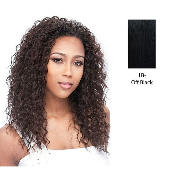 Synthetic Half Wig Care Free,Off black