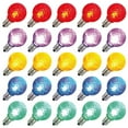 thumbnail image 2 of Vickerman XLEDG30-25 0.38 watt G30 Faceted LED Multi-Color Bulb with E12 Nickel Base, 2 of 2
