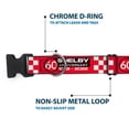 thumbnail image 5 of Carroll Shelby Pet Collar, Dog Collar Plastic Buckle, Shelby 60th Anniversary Checker Red Black White, 20 to 31 Inches 1.5 Inch Wide, 5 of 8