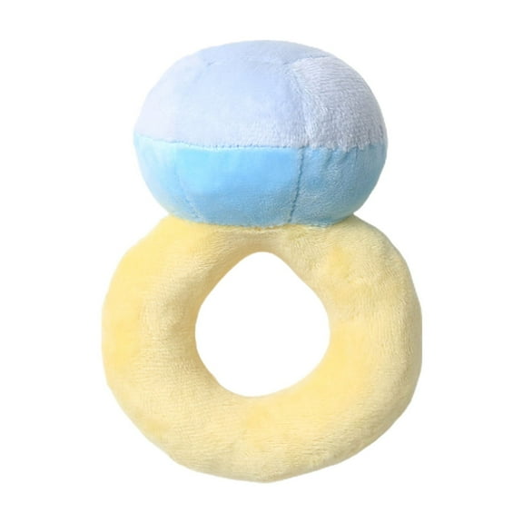 Stuffed Ring Pet Toy for Chewing Teeth Cleaning Dog Toy Training Interactive Bite Resistant for Aggressive Chewer