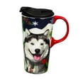 thumbnail image 2 of Cypress Ceramic Travel Cup, 17 OZ. ,w/box, Winter Wolf, 2 of 3