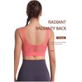 thumbnail image 6 of Yoyauz Women's Sports Bra Gym Sports Bra Tops Mesh Hollow Breathable Bra Detachable Pads Plus Size Running Fitness Sports Bra, 6 of 11