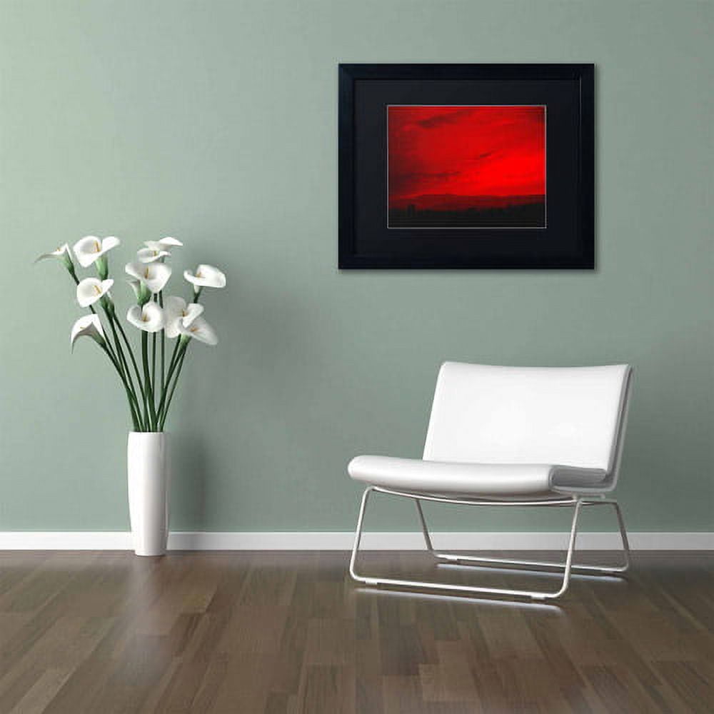 Trademark Fine Art "To the Threshold of Silence" Canvas Art by Philippe Sainte-Laudy, Black Matte, Black Frame