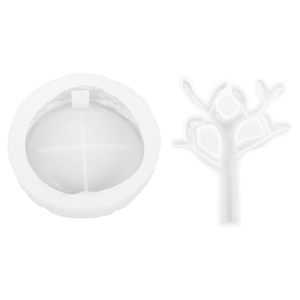 1 Conjunto de la caja de almacenamiento de silicona Molde DIY Soporte de almacenamiento Molde Crystal Epoxy Molde