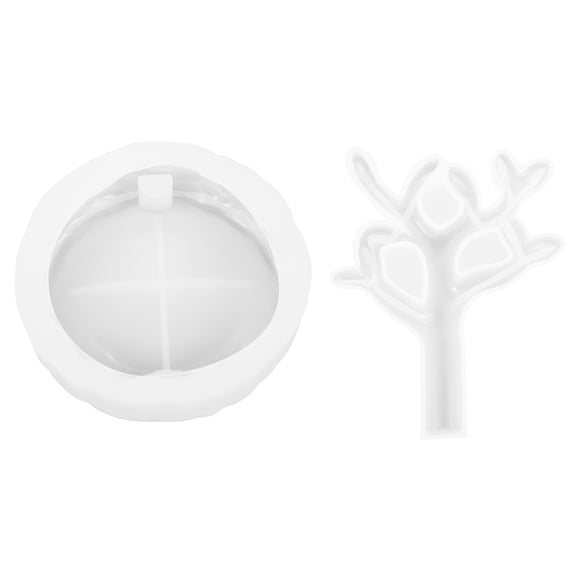 1 Conjunto de la caja de almacenamiento de silicona Molde DIY Soporte de almacenamiento Molde Crystal Epoxy Molde
