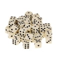 thumbnail image 2 of Paquete de 50 dados de acrílico de seis caras D6 de 15 mm para juguetes de accesorios de Waming CUTICAT Dados, 2 of 7