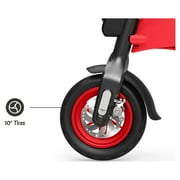 Jetson LX10 Electric Bicycle Ride On, 260 Lb. Weight Limit, Ages 12+, Red, 10 In., Wheel, 250-Watt Motor, Foldable, Head Light, Twist Throttle, Hand Brake, Top Speed: 15.5 MPH and 4 Hour Charge Time