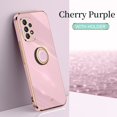 thumbnail image 1 of Funda de teléfono con soporte de anillo cuadrado chapado para Samsung Galaxy A32 A52 A72 A53 A22 4G 5G A 72 52 32 2021, funda de silicona de lujo con soporte Tan Jianjun unisex, 1 of 2