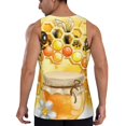 thumbnail image 2 of Sigee Honey Bee for Men's Workout Tank Top, Athletic Gym Sleeveless Shirt - Quick Dry, Lightweight, Breathable Small, 2 of 9